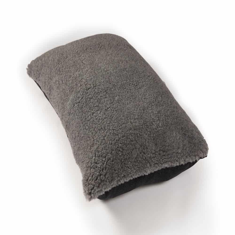 Luxury Wool Mix Grey Dog Pillow The Stylish Dog Company
