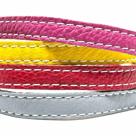 Soft padded leather small dog and puppy dog collar