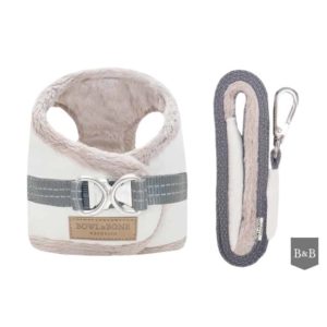 Cream yeti harness for your dog