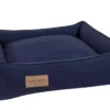 Navy dog bed
