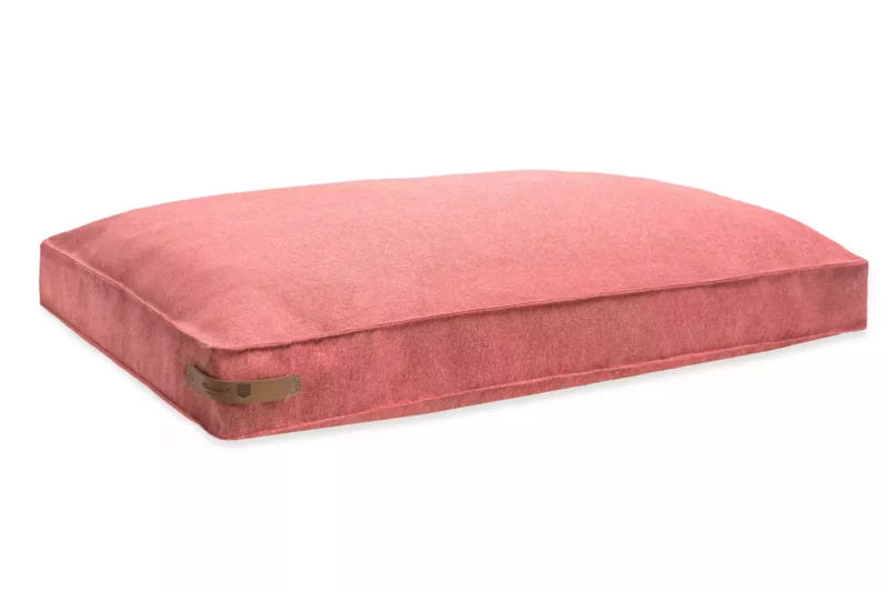 Pink dog cushion bed
