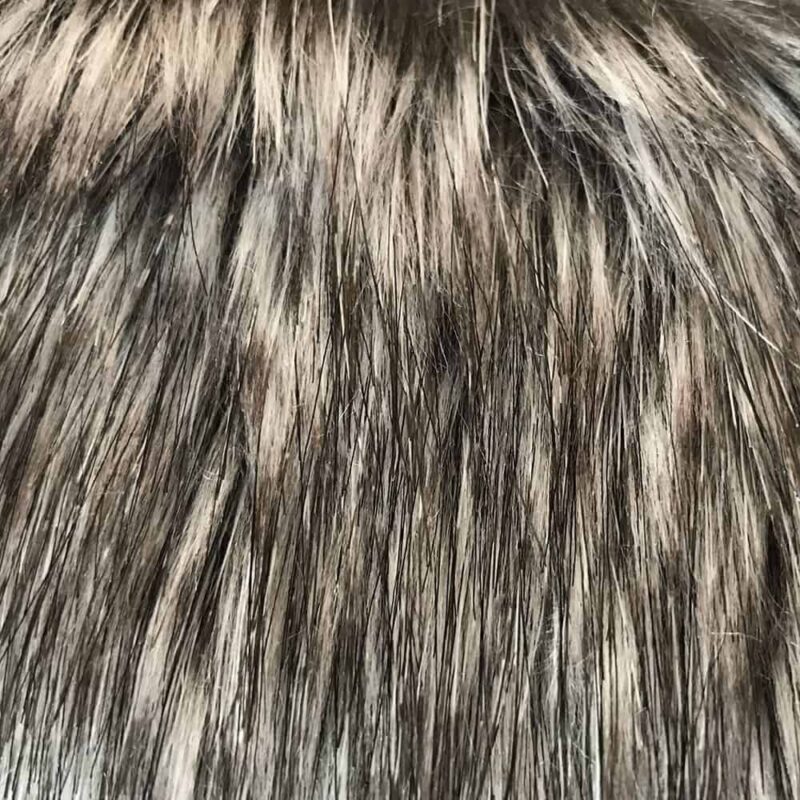Timber Grey Wolf Faux Fur Throw. Luxury dog blankets