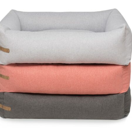 Bowl and Bone Coral Bolster Dog Bed LOFT. Luxury Dog Beds UK