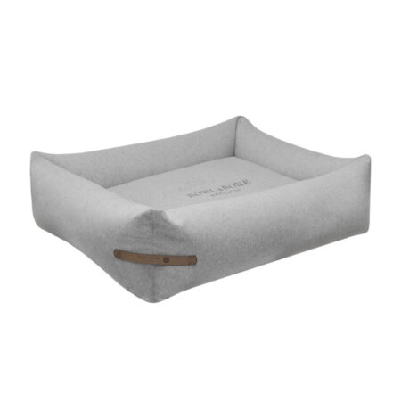 Bowl and Bone Grey Bolster Dog Bed LOFT