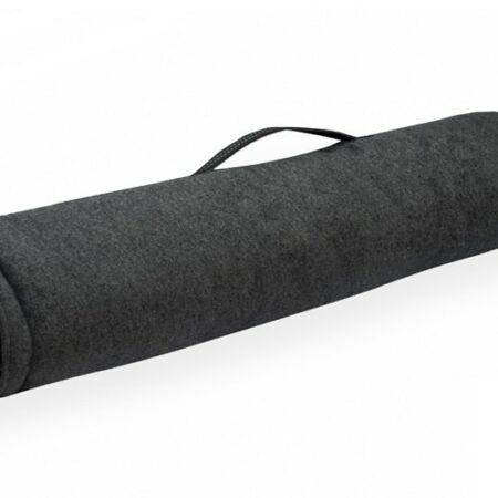 Portable graphite grey LOFT dog mat