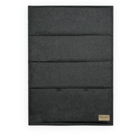Portable graphite grey LOFT dog mat