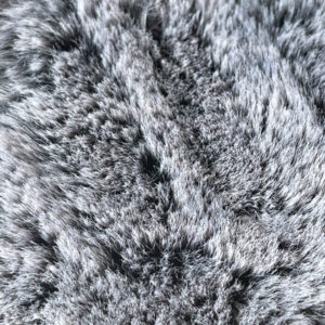 Arctic wold faux fur dog throw