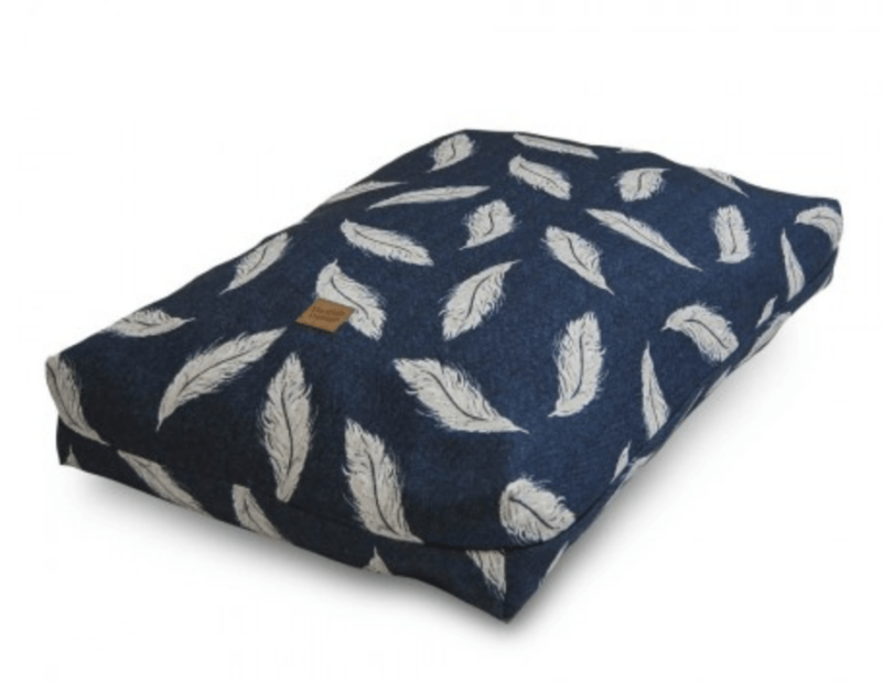 Retreat Navy Dog Pillow Danish Design. Luxury dog beds.