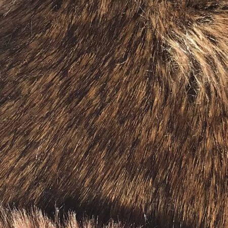 Brown Bear Faux fur throw. Luxury dog blankets