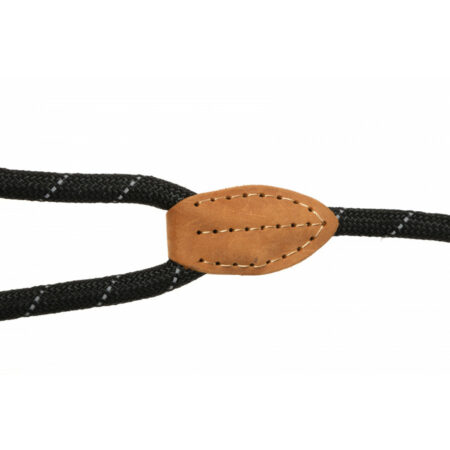 Alternative view of Dog slip lead - black