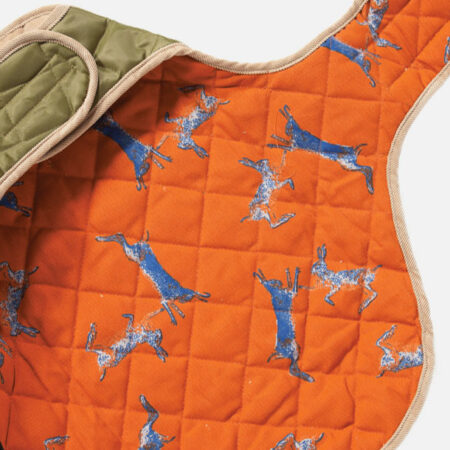 Alternative view of Navy Quilted Dog Coat