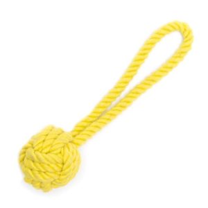 Yellow Rope Tug Toy
