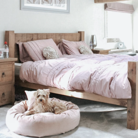 Luxury donut dog beds