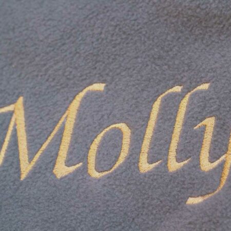 Alternative view of Personalised Double Fleeced Blanket & Pillow in Slate Grey