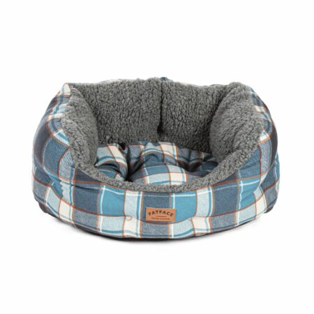 dog basket bed square pattern