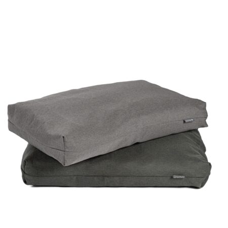 grey dog bed cushion
