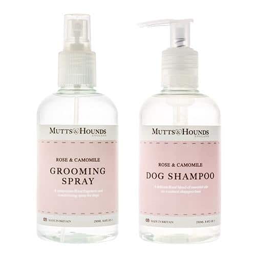 dog shampoo grooming spray pink