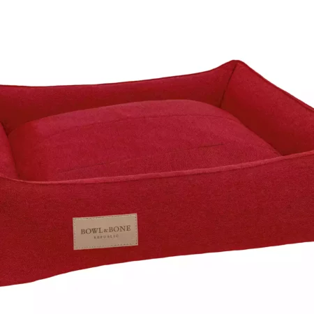 Red dog bed
