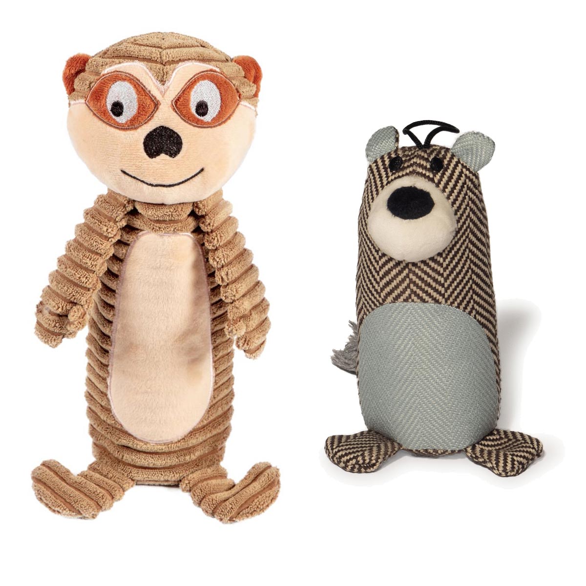 Merle and Beatrice Plush Dog Toys 2 pack of toys The Stylish Dog Company