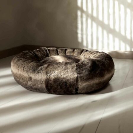 Alternative view of Supreme Faux Fur Donut Dog Bed - Chelsea