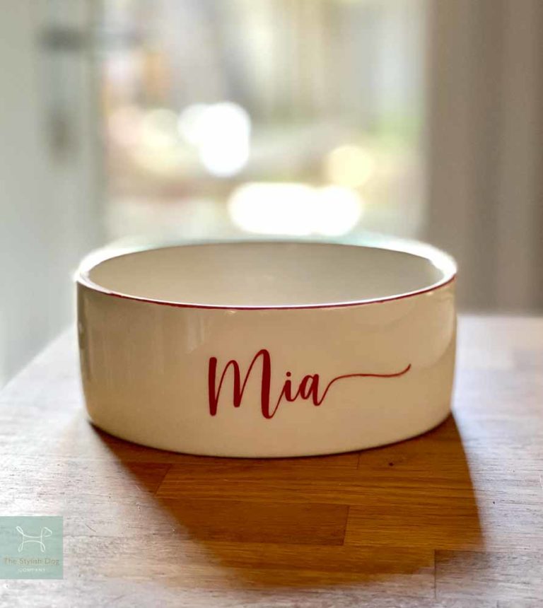 personalised dog bowls