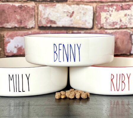 personalised dog bowls