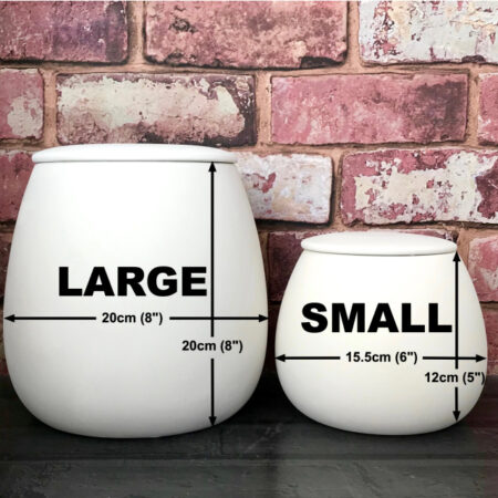 Ceramic treat jar for dogs