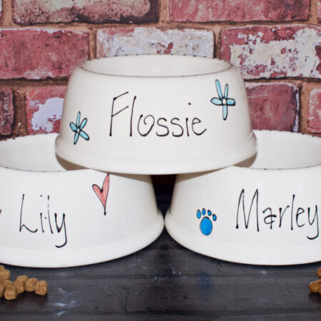 Ceramic dog bowls