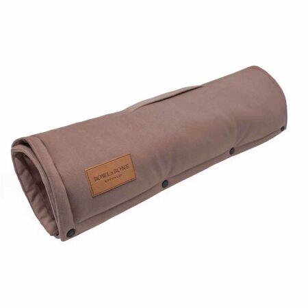 Travel dog mat - brown