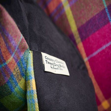 Tweed Bolster Dog Bed