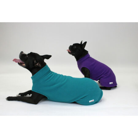 Fleece dog coat