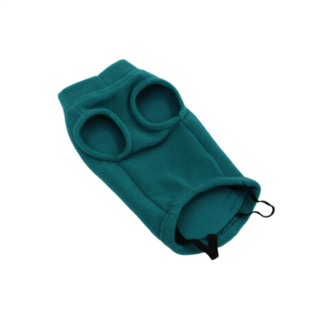 Alternative view of Fleecy Jacket for dogs | Teal