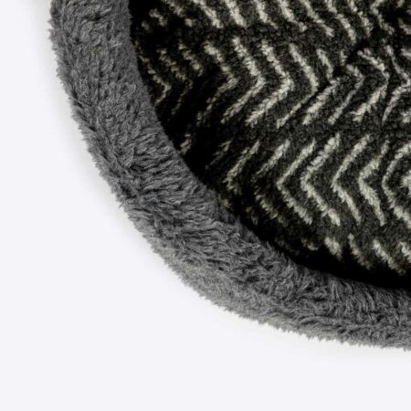 Fleece Charcoal Arrows Slumber Dog Bed