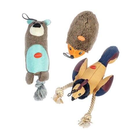 3 toys - dog toy pack