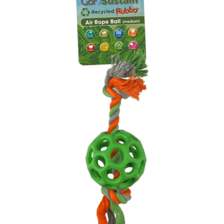 Eco air rope ball dog toy