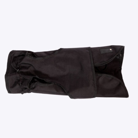 3 in 1 dog coat - black