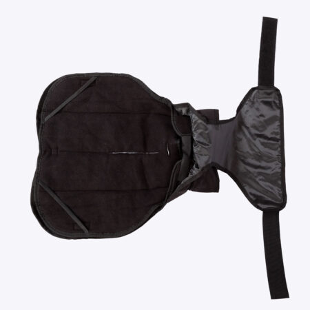 3 in 1 dog coat - black