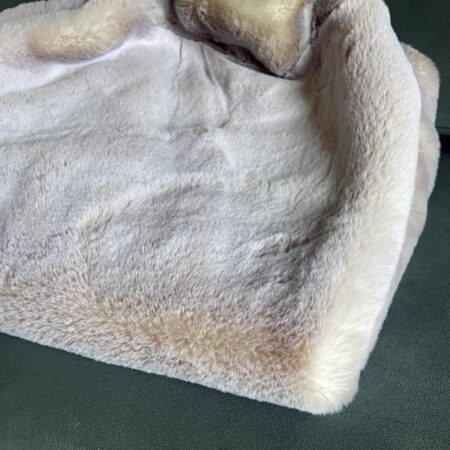 Beige frost Dog Blanket - Faux fur calming dog blankets