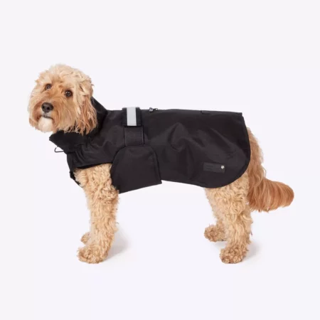 3 in 1 dog coat - black