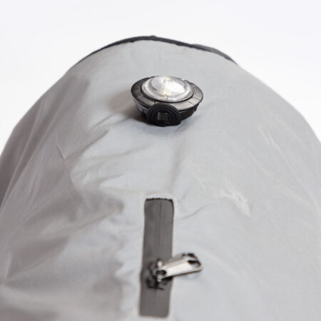 3 in 1 harness all seasons dog coat - grey