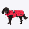 3 in 1 harness all seasons dog coat - red