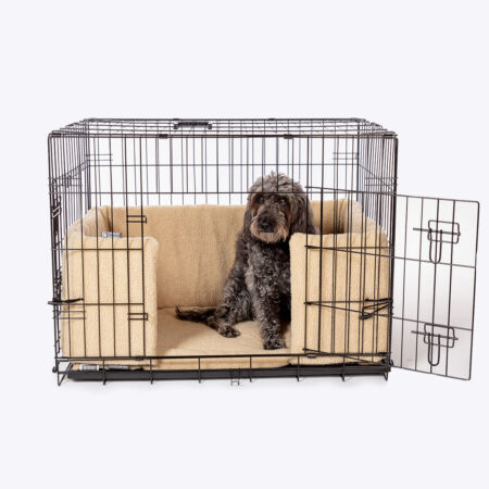 Oatmeal Dog Crate Bumper