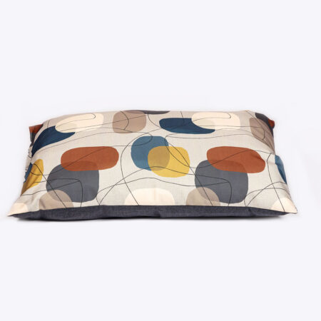 Colour Block Steel Deep Duvet Dog Bed