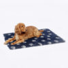 Navy Pet Fleece Bedding