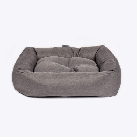 Anti-Bacterial Grey Snuggle Dog Bed