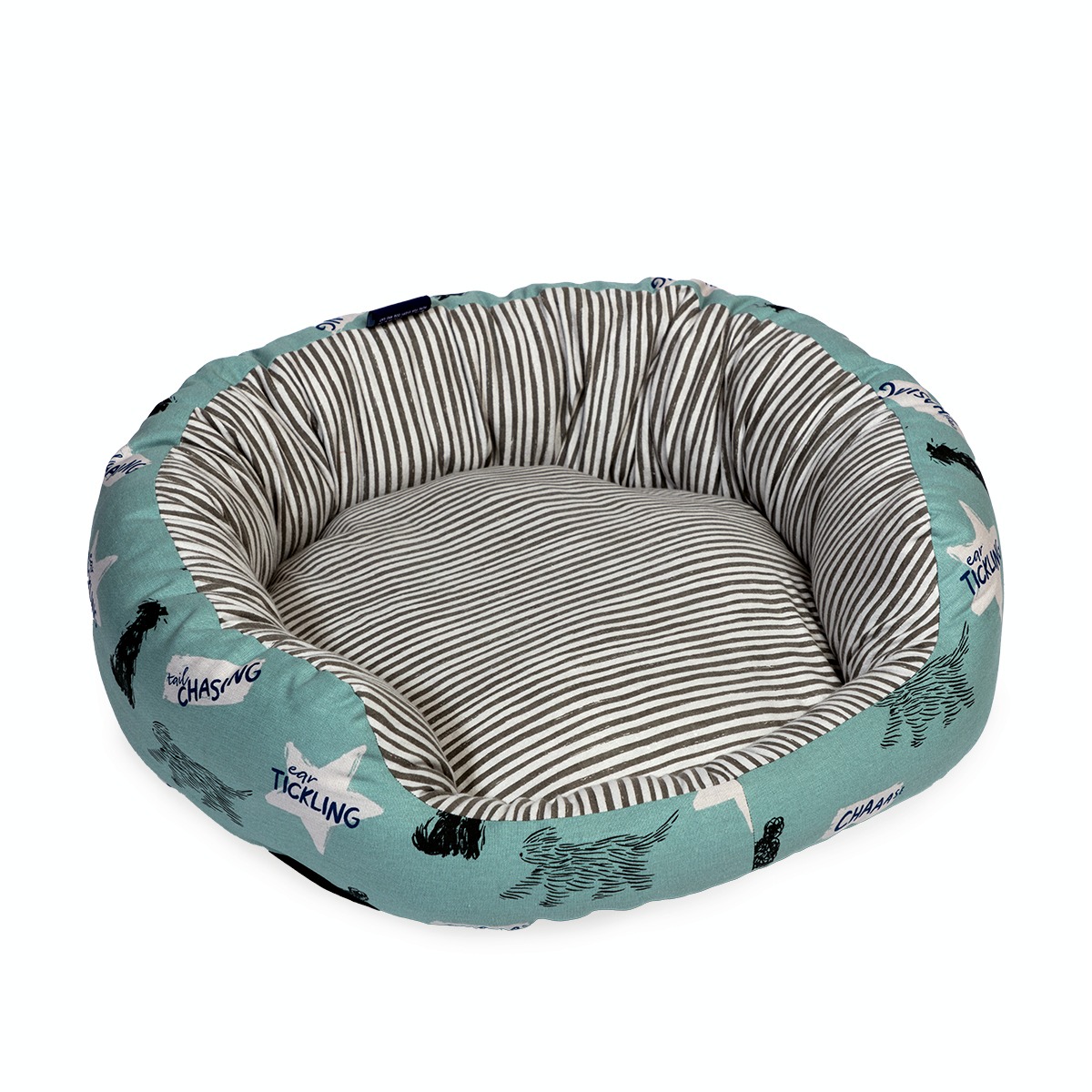 Battersea Playful Dogs Round Slumber Dog Bed - Image 2