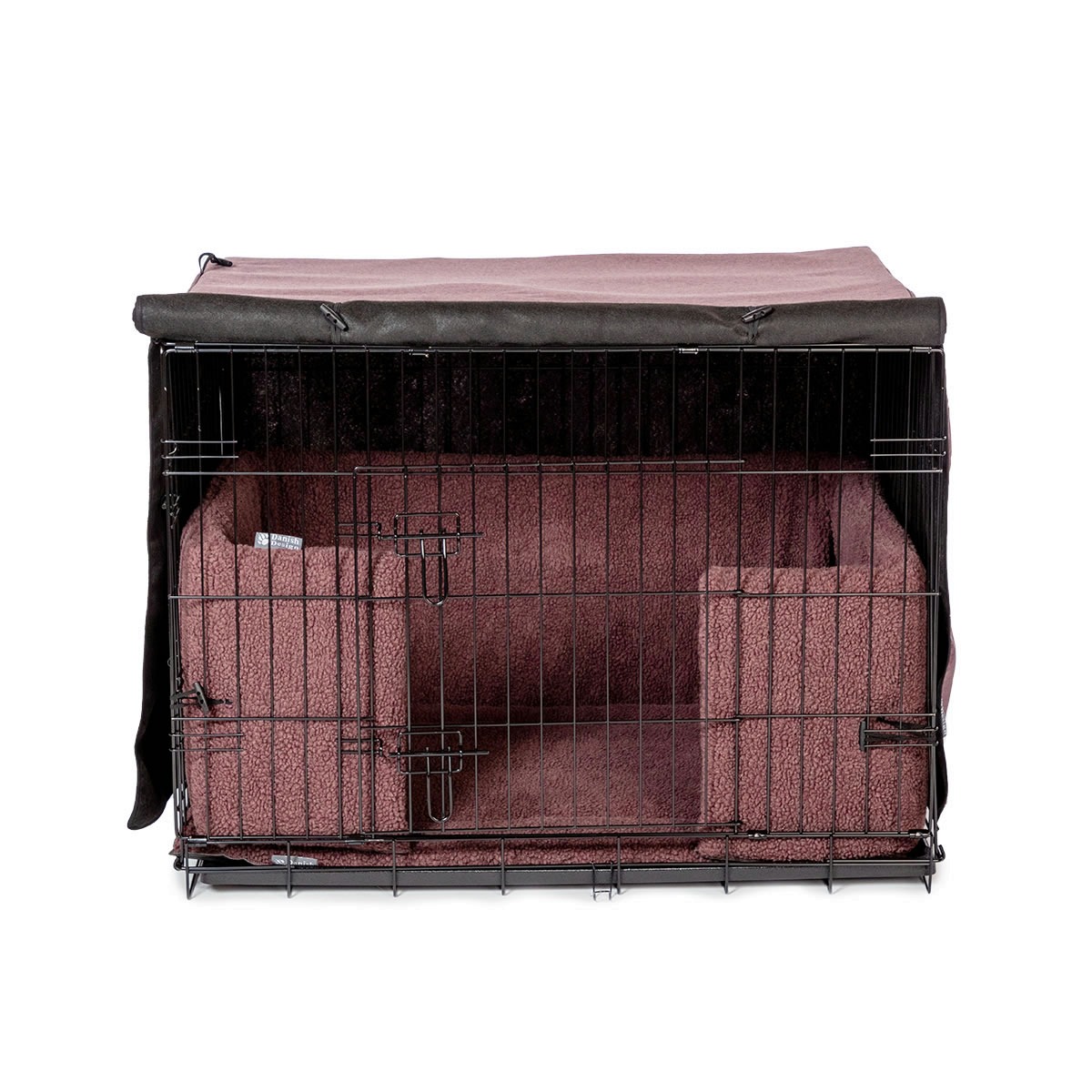 Mauve Dog Crate Cover - Image 2