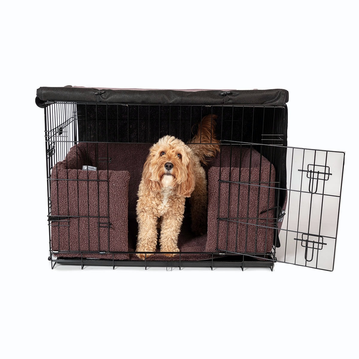Mauve Dog Crate Cover