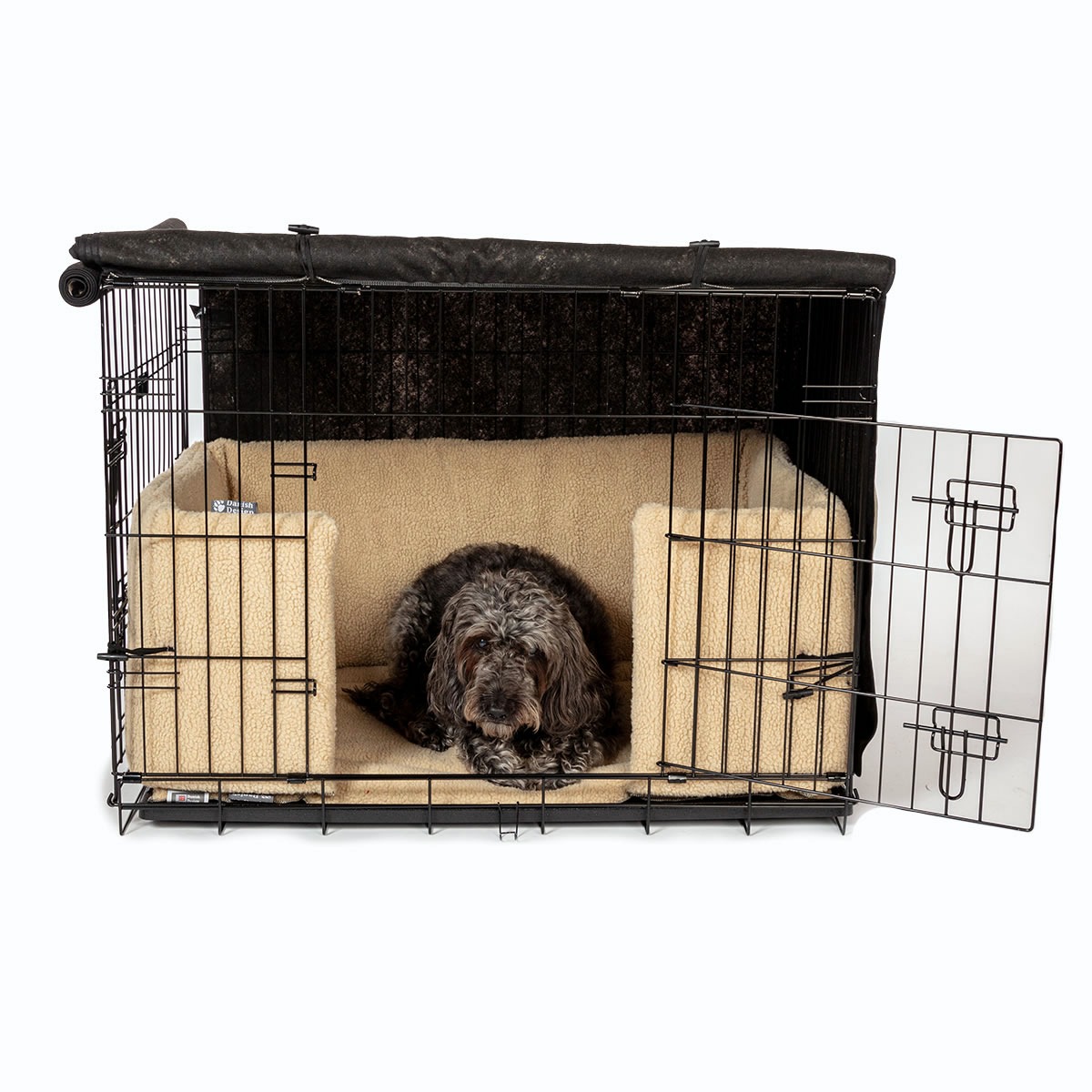 Oatmeal Dog Crate Cover