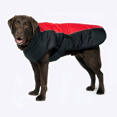 Sports Luxe Dog Coat Red/Black